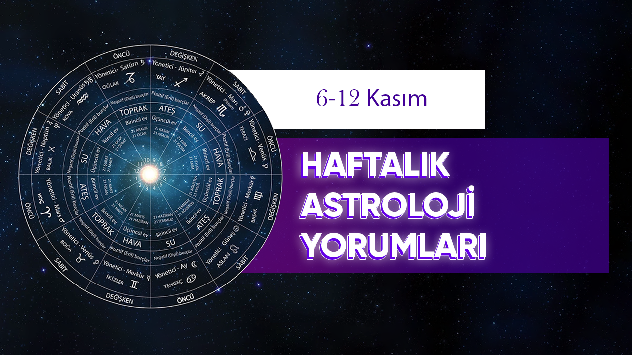 6-12 Kasım Haftalık Astroloji Yorumları