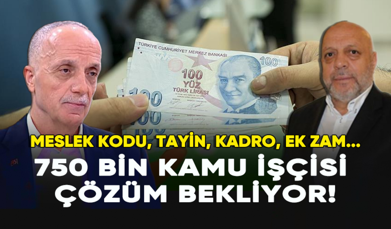 750 bin kamu işçisi sendika başkanlarından çözüm bekliyor!