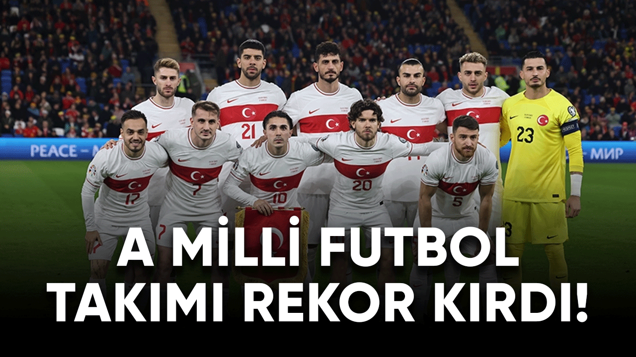 A Milli Takım rekor kırdı!