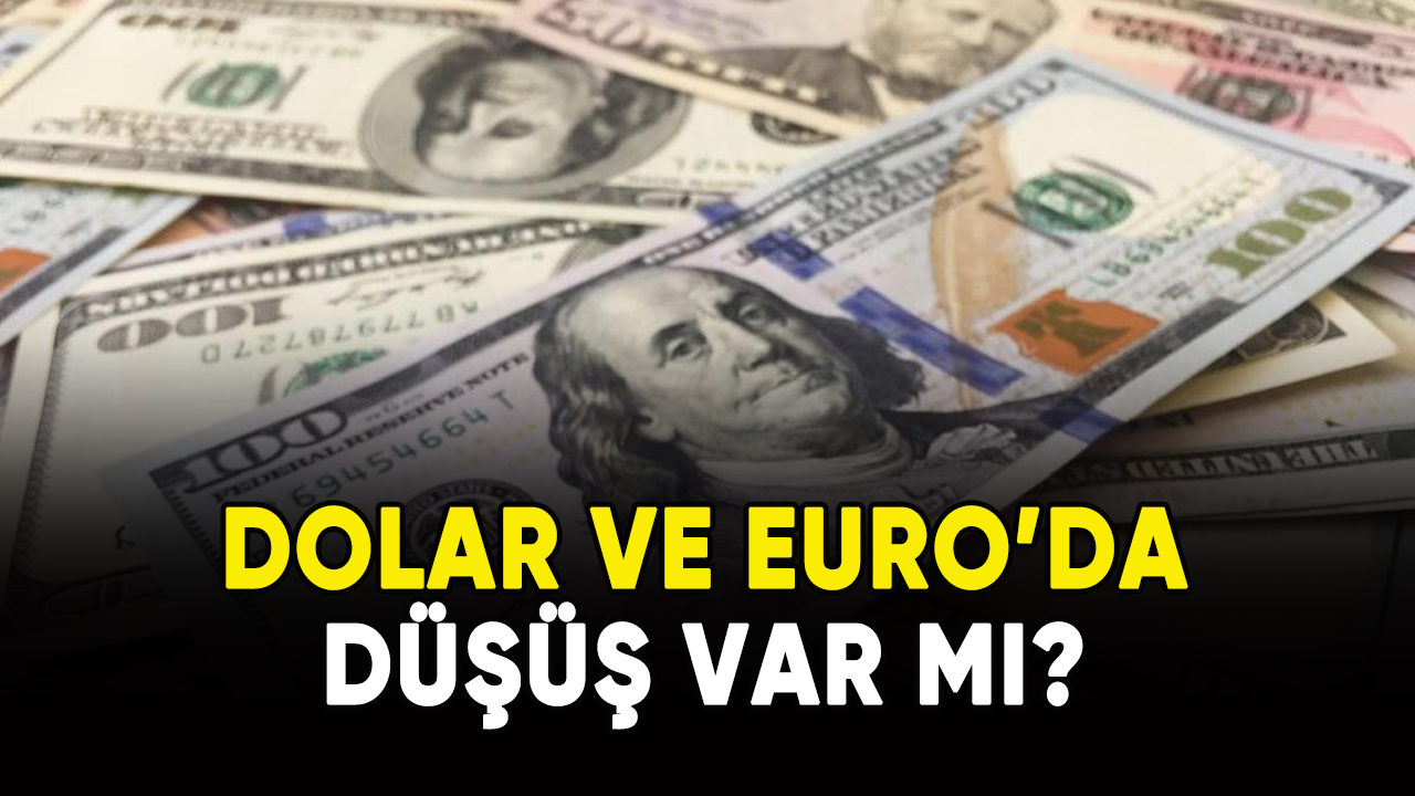 Dolar ve Euro'da düşüş var mı?