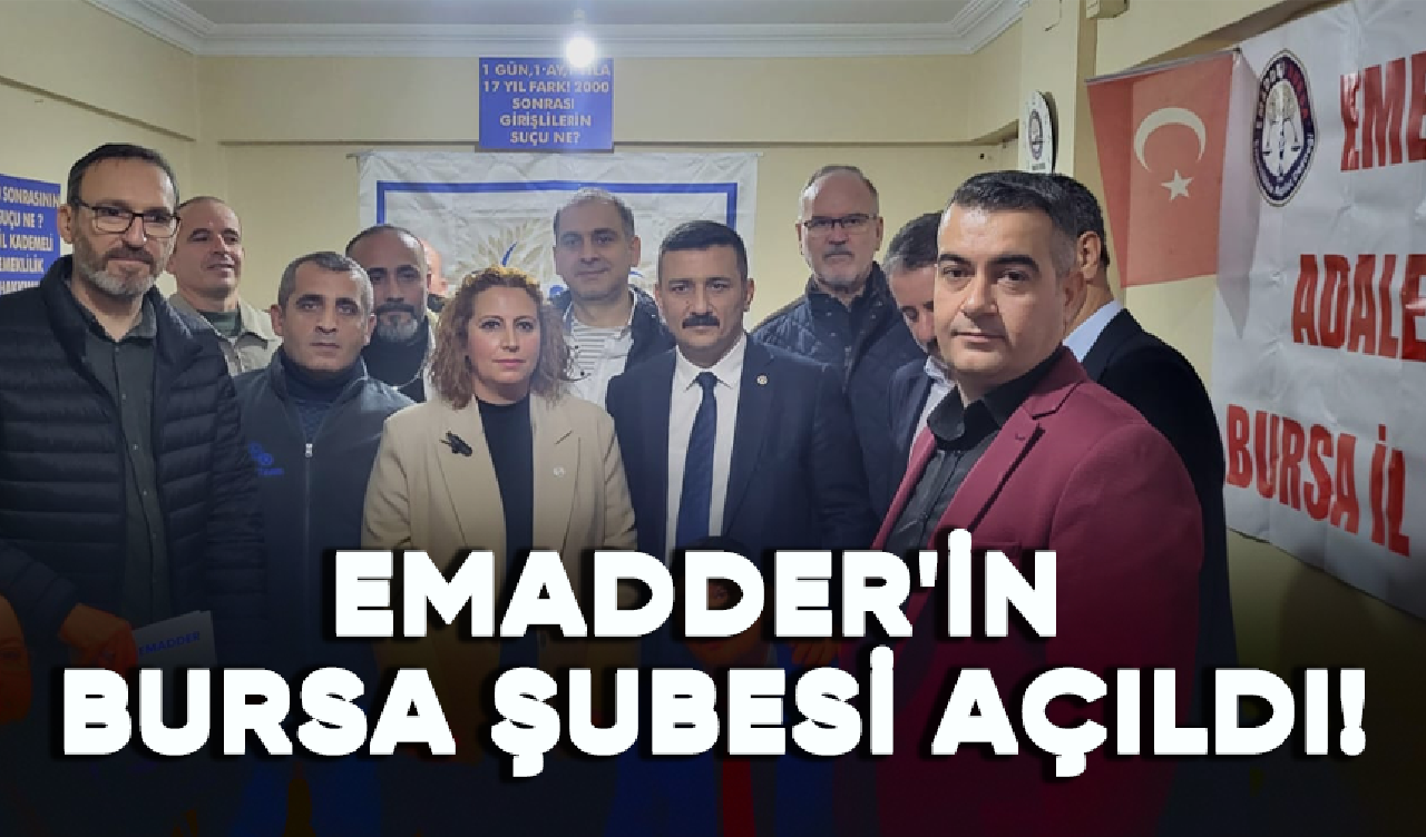 EMADDER'den coşkulu buluşma: Bursa Şubesi açıldı!