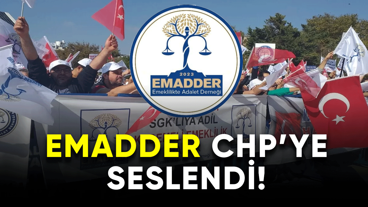 EMADER CHP'ye seslendi: Kanun teklifi düzenlensin!