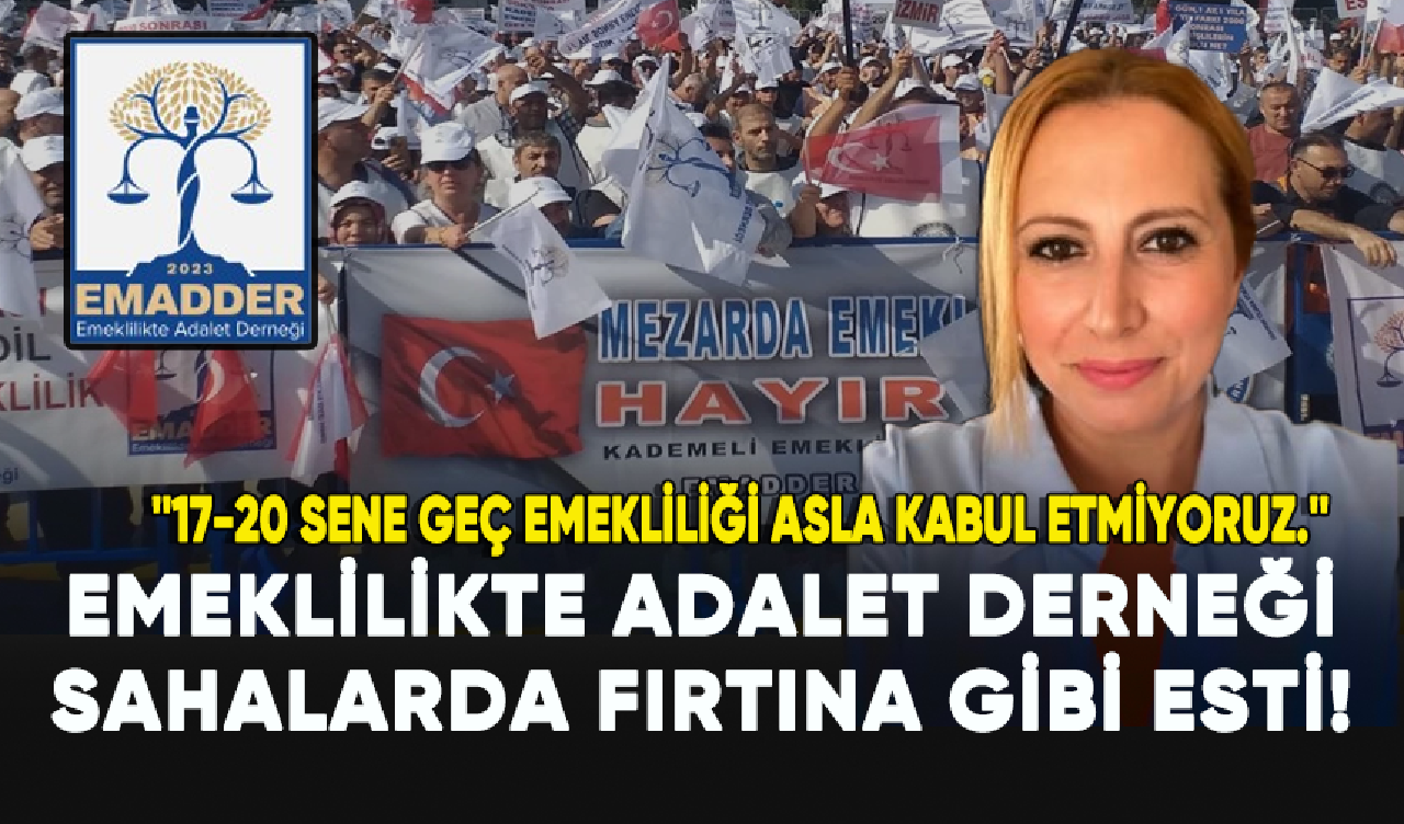 Emeklilikte Adalet Derneği sahalarda fırtına gibi esti!