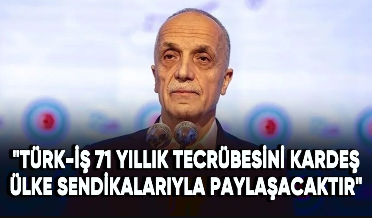 Ergün Atalay, Türk Devletleri Sendikalar Teşkilatı Genel Başkanlığına seçildi