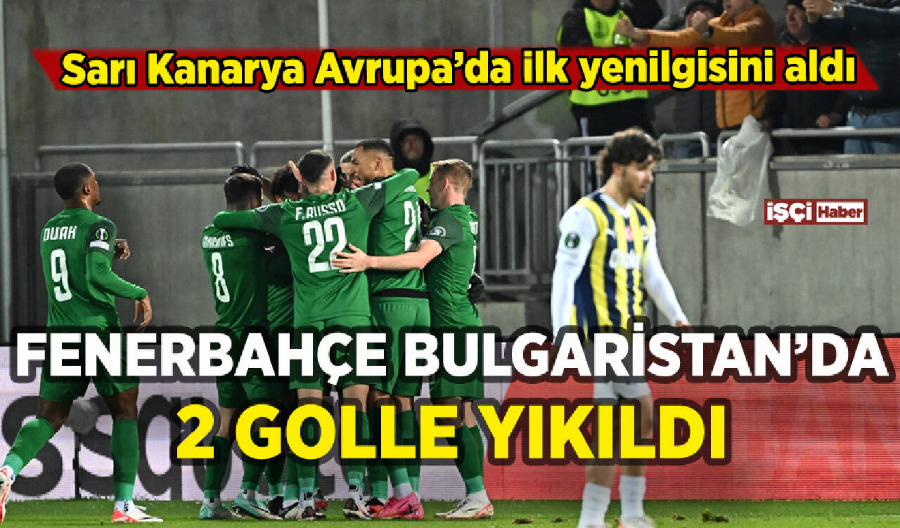 Fenerbahçe Ludogorets deplasmanında mağlup oldu