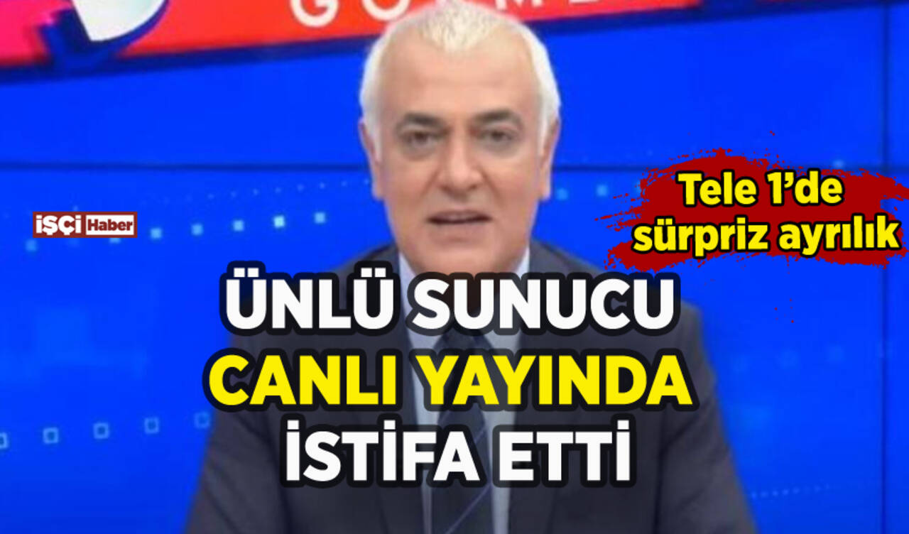 Sunucu Gökmen Karadağ'dan Tele 1 canlı yayınında istifa