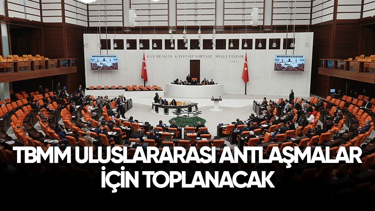 Meclis uluslararası antlaşmalar için toplanacak