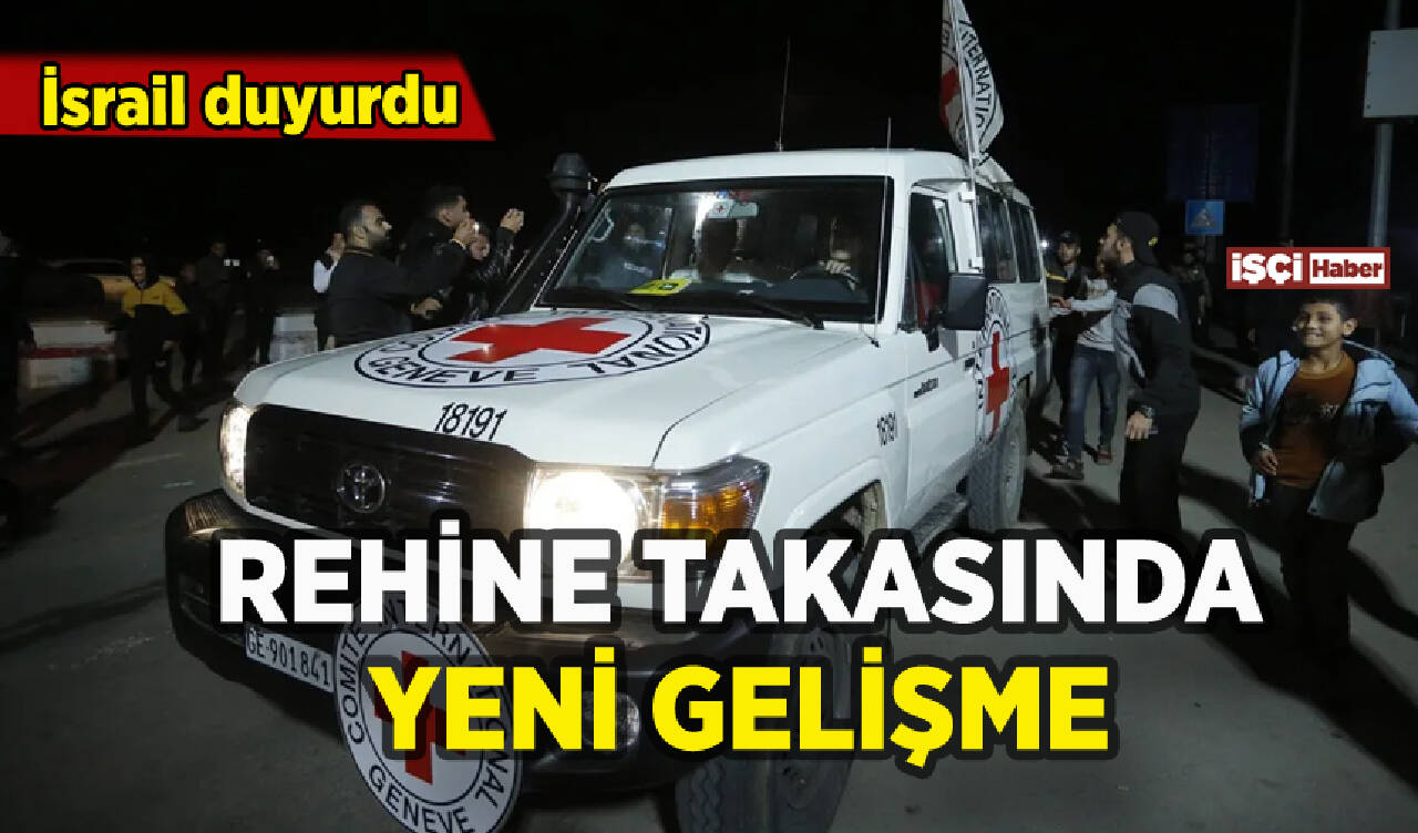 Rehine takasında yeni gelişme: İsrail duyurdu