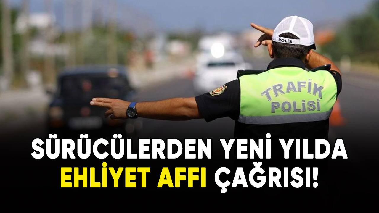 Sürücülerden yeni yılda ehliyet affı çağrısı!