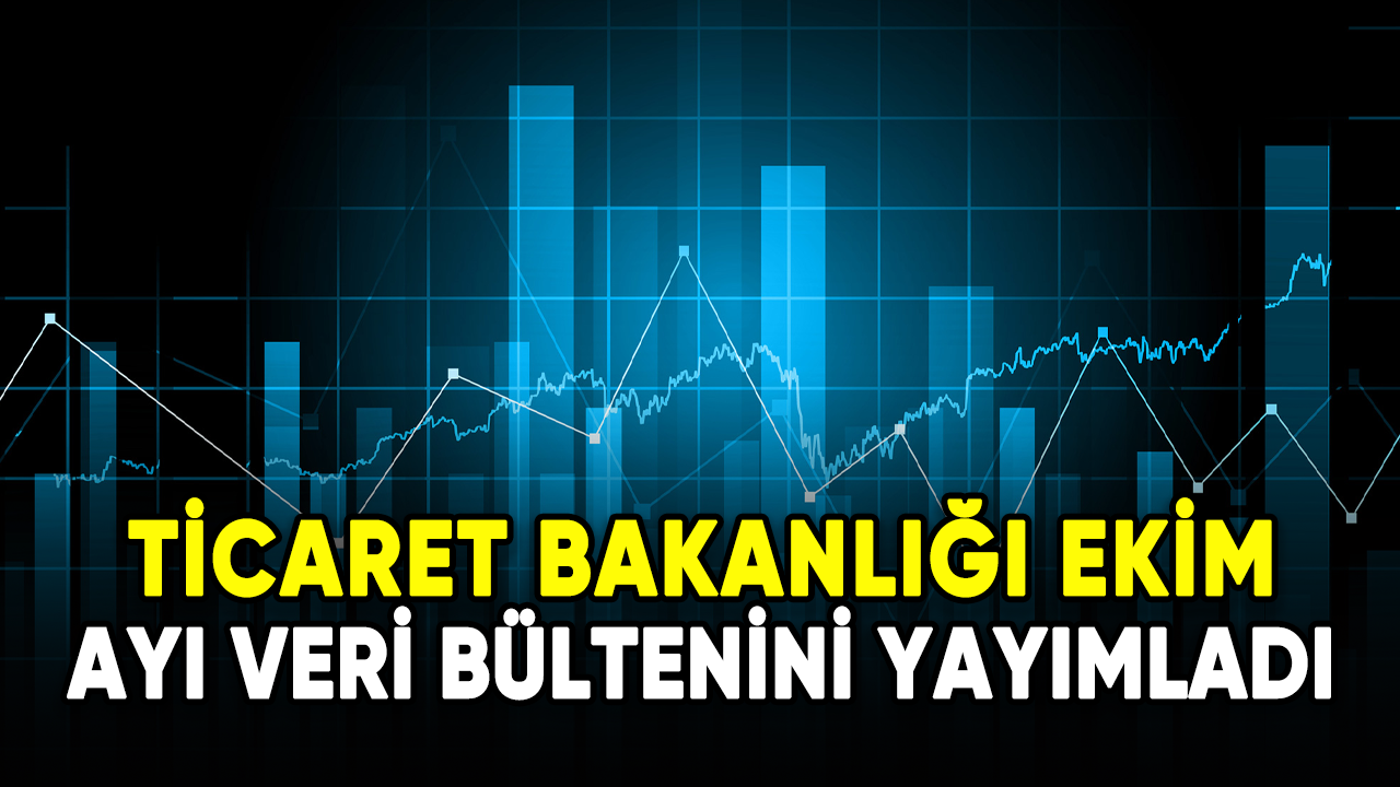 Ticaret Bakanlığı ekim ayı veri bültenini yayımladı