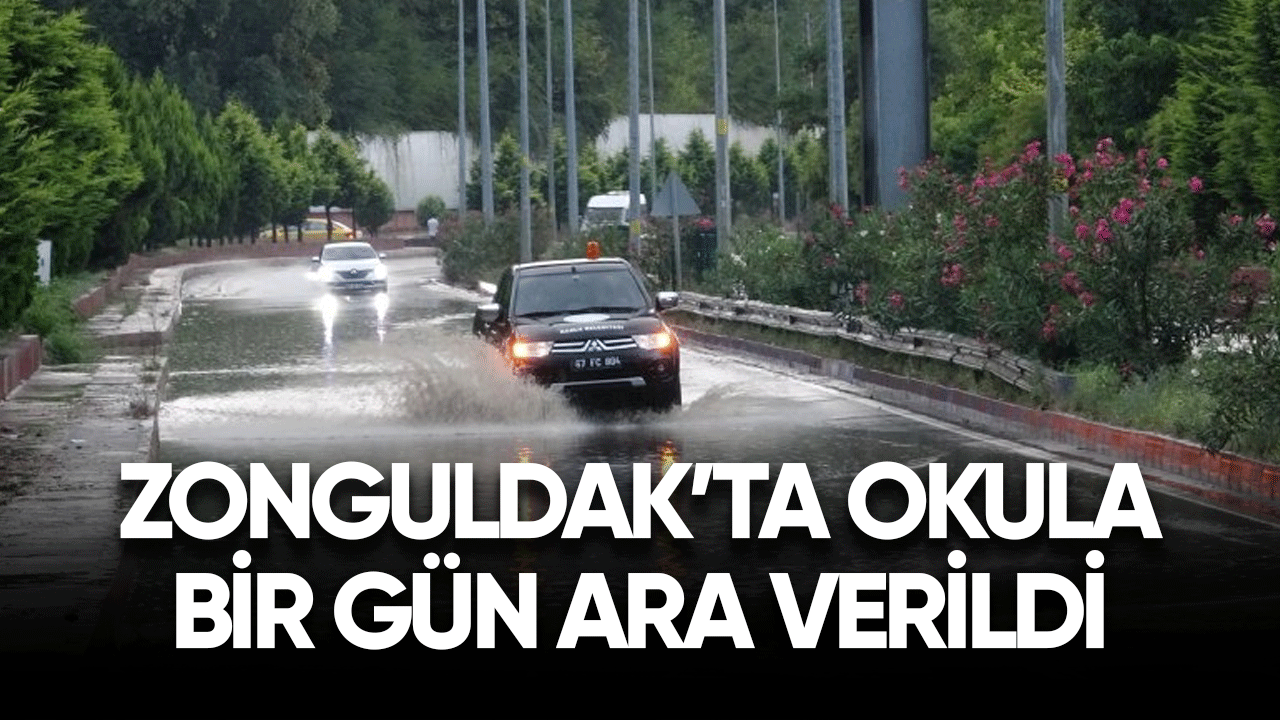 Zonguldak'ta okula bir gün ara verildi