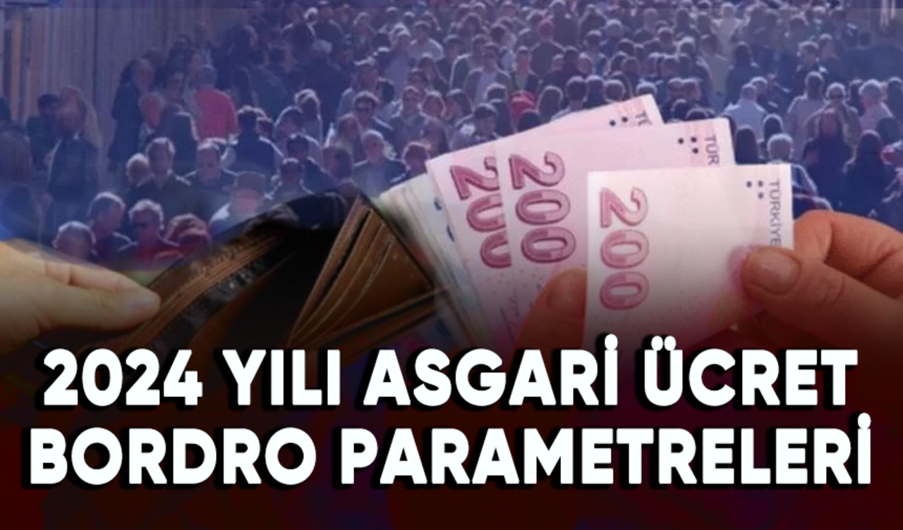 2024 yılı asgari ücret bordro parametreleri