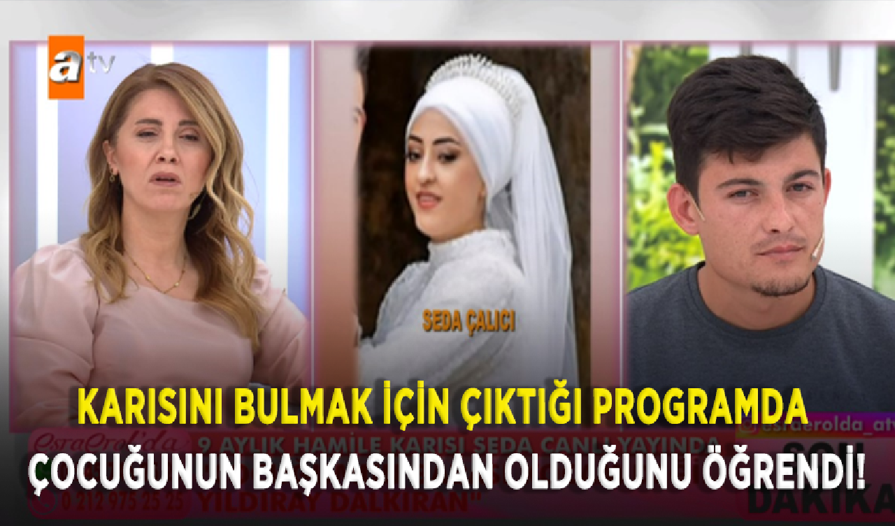 Karısını bulmak için çıktığı programda çocuğunun başkasından olduğunu öğrendi!