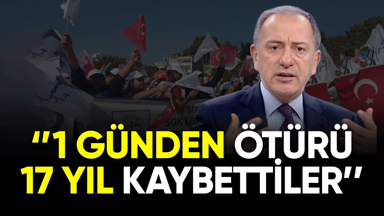 Fatih Altaylı: 1 günden ötürü 17 yıl kaybettiler!