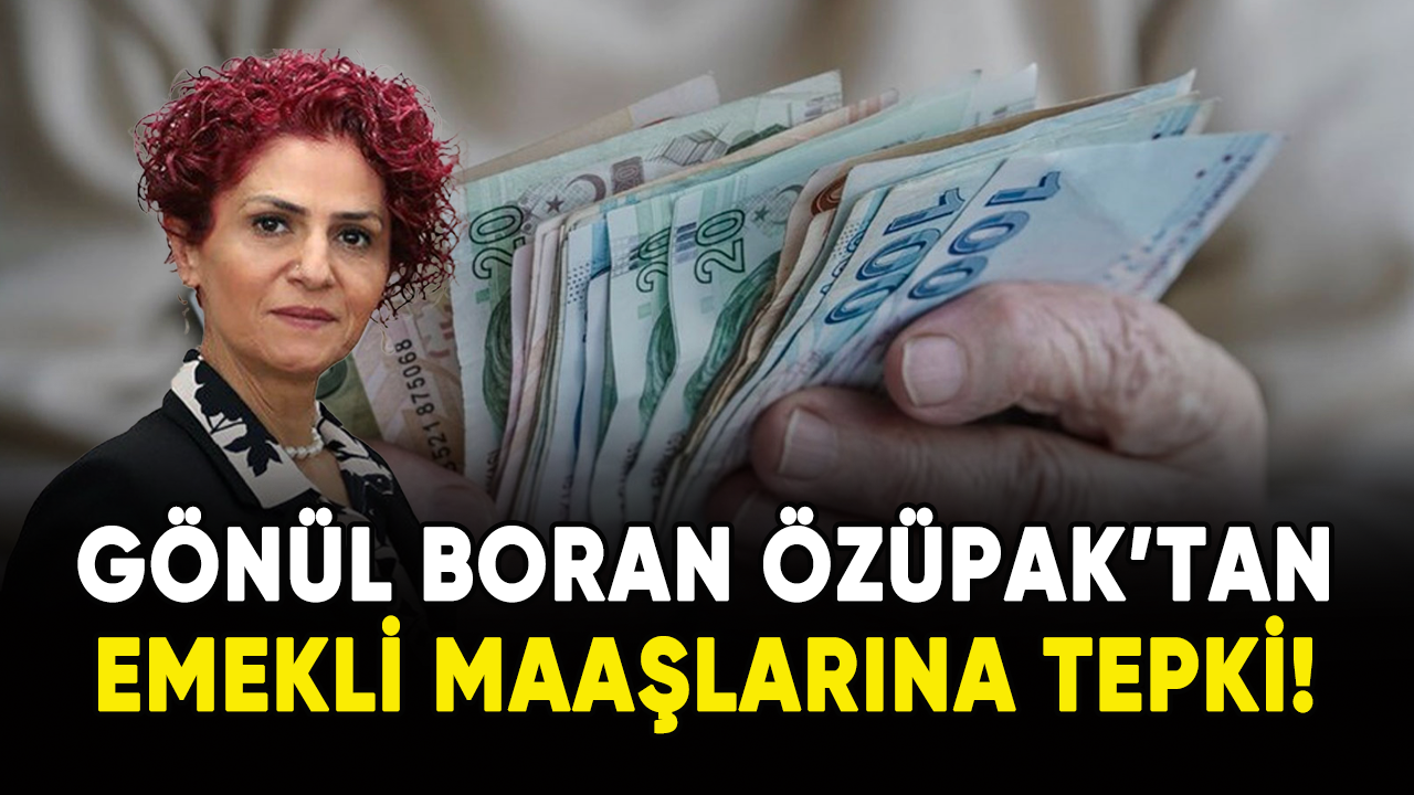 Gönül Boran Özüpak'tan emekli maaşlarına tepki!