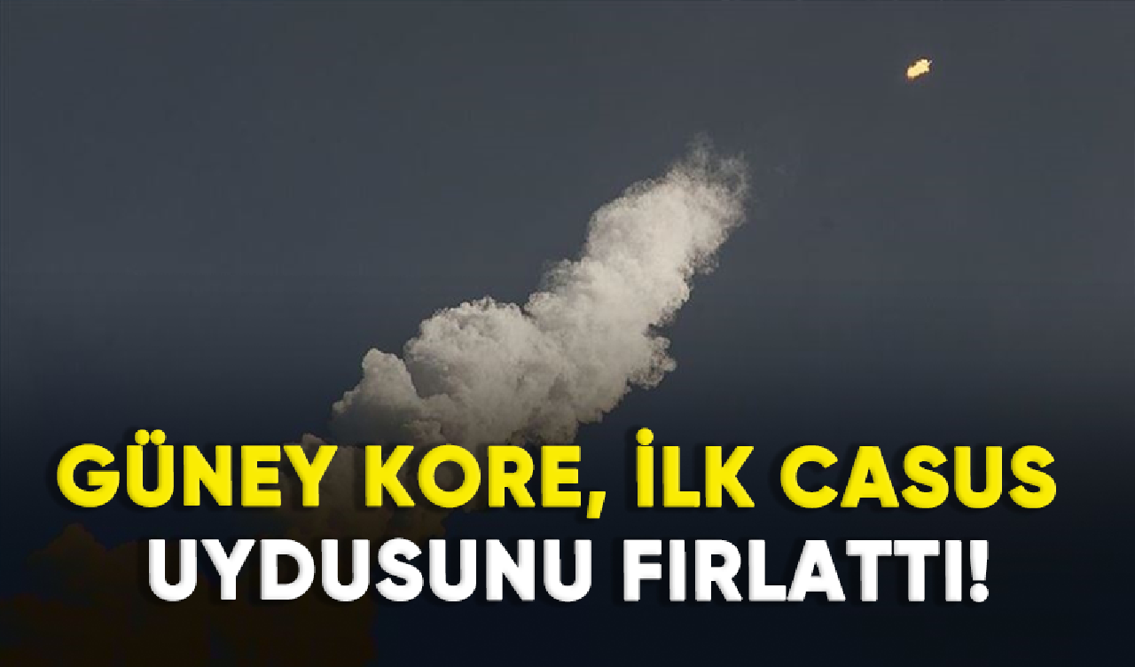 Güney Kore, ilk casus uydusunu fırlattı!