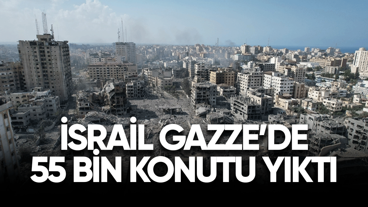 İsrail Gazze'de 55 bin konutu yıktı