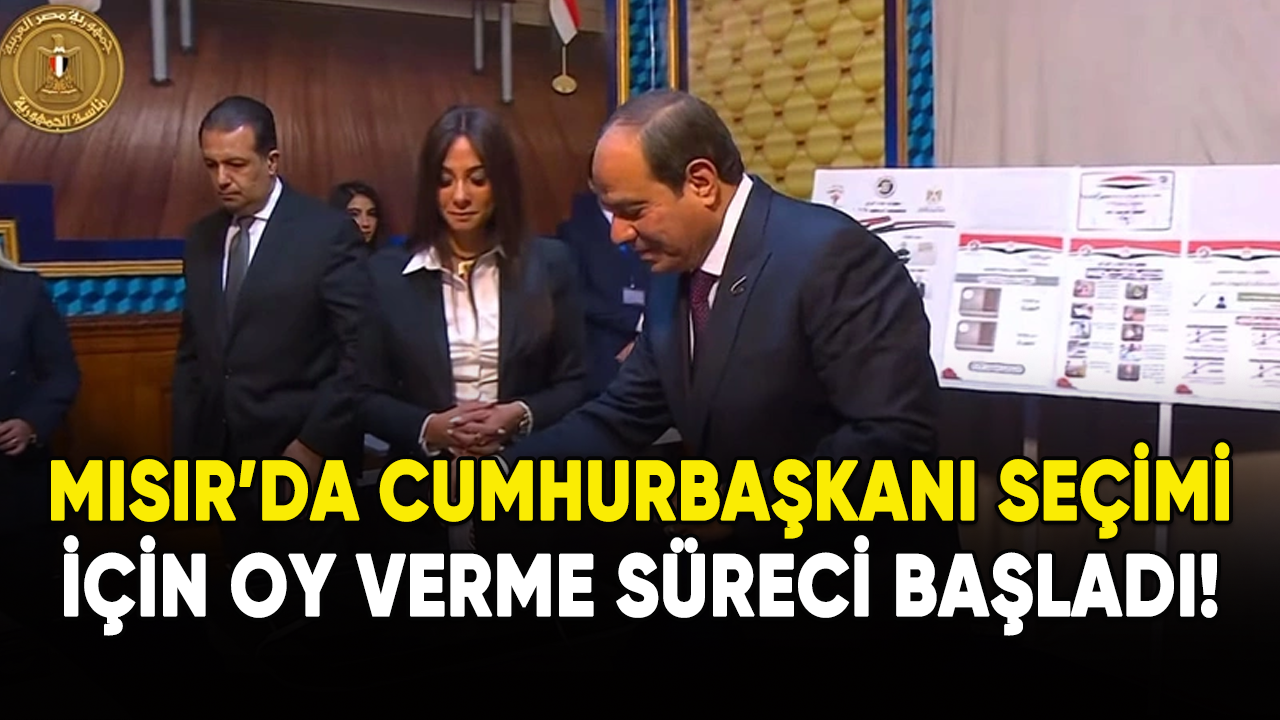 Mısır’da Cumhurbaşkanlığı seçimleri için oy verme işlemi başladı