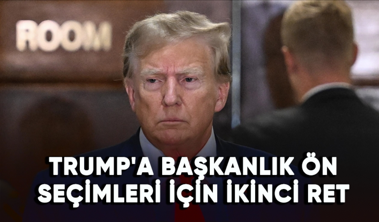 Trump'a başkanlık ön seçimleri için ikinci eyaletten ret