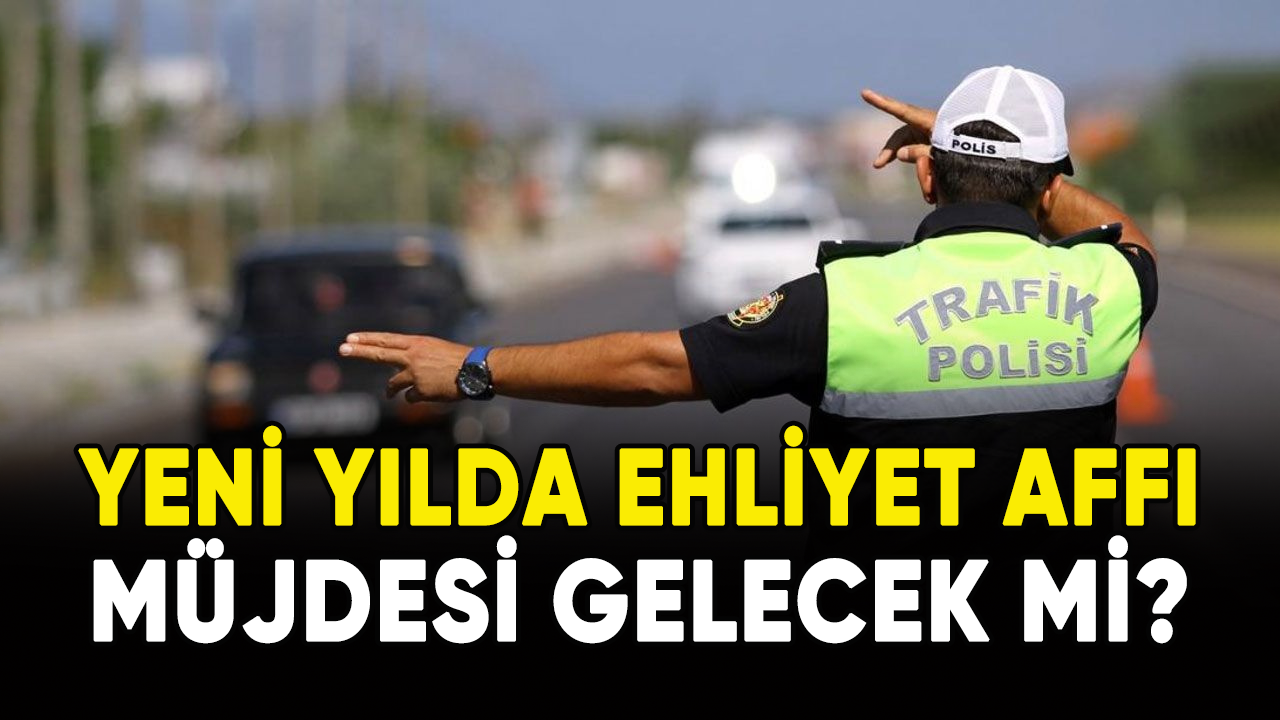 Yeni yılda ehliyet affı müjdesi gelecek mi?