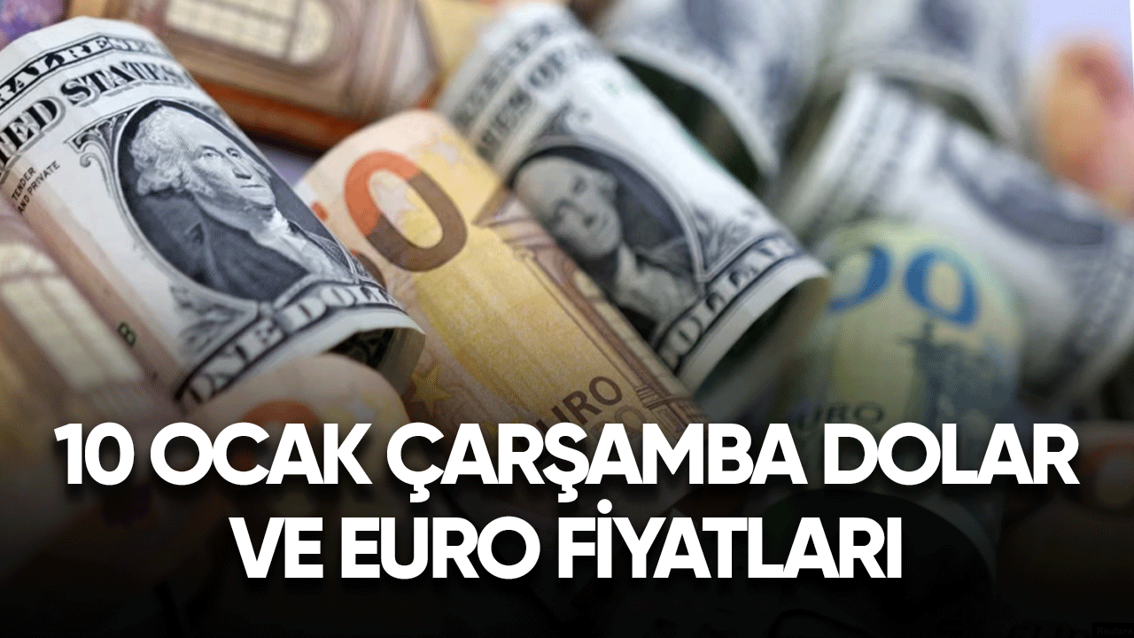 10 Ocak çarşamba Dolar ve Euro fiyatları