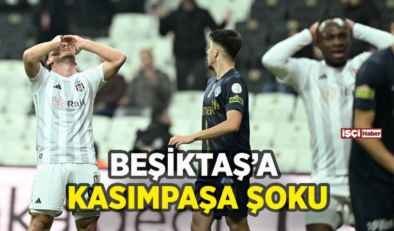 Beşiktaş'a evinde Kasımpaşa şoku