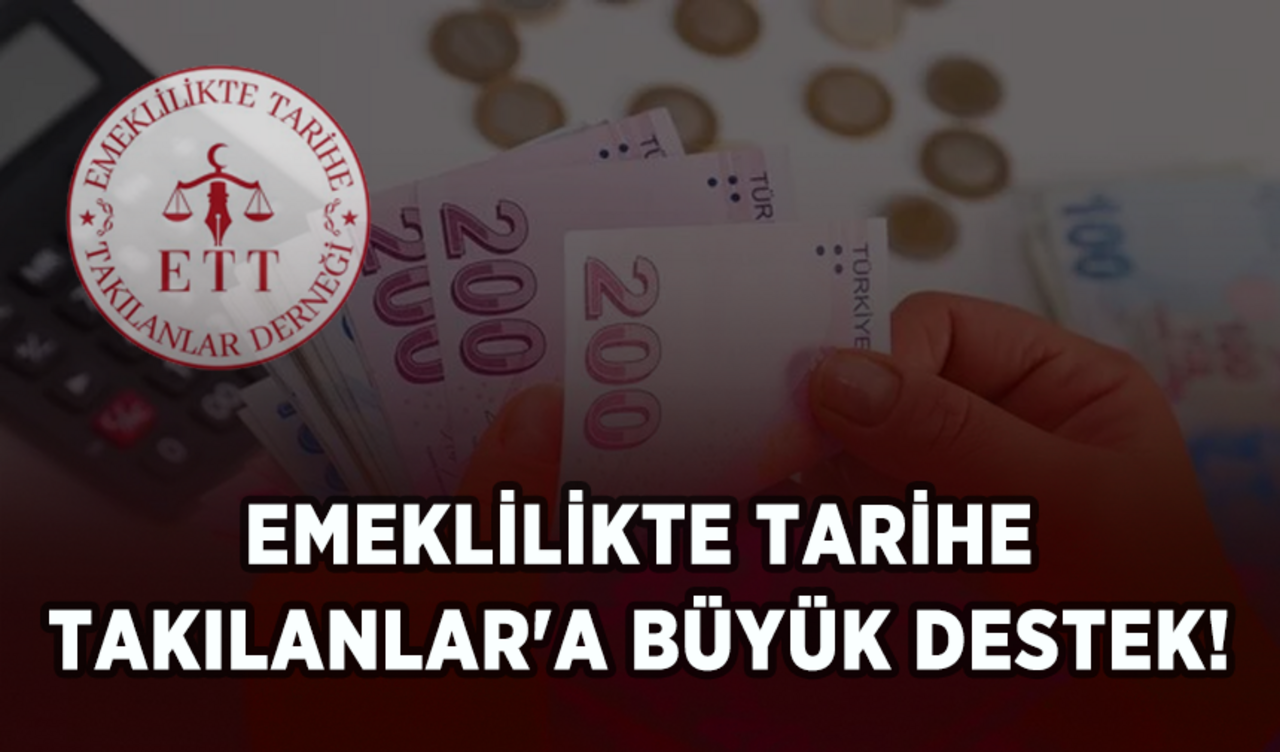 Büyük Birlik Partisi'nden Emeklilikte Tarihe Takılanlar'a büyük destek!