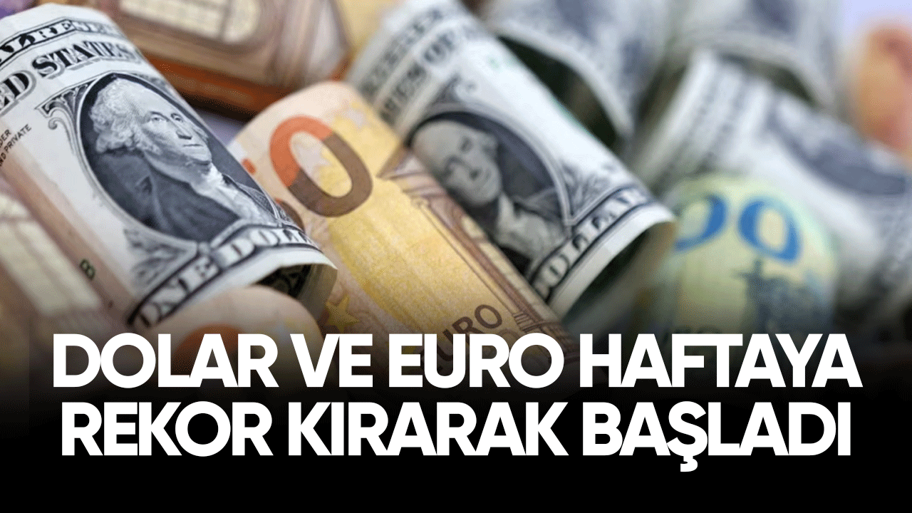 Dolar ve Euro haftaya rekor kırarak başladı