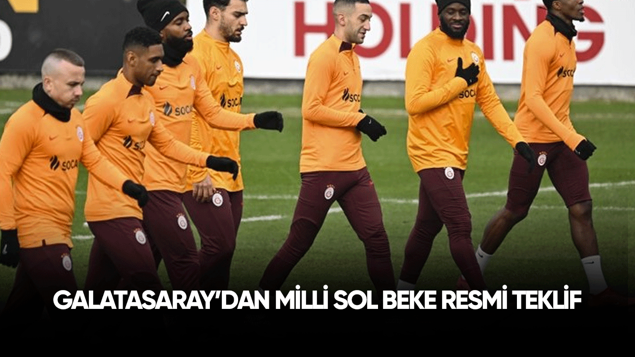 Galatasaray'dan milli sol beke resmi teklif