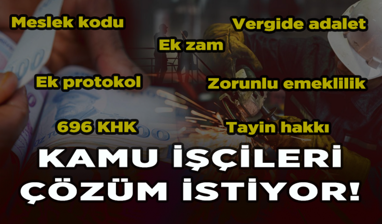 Kamu işçilerine ek protokol!