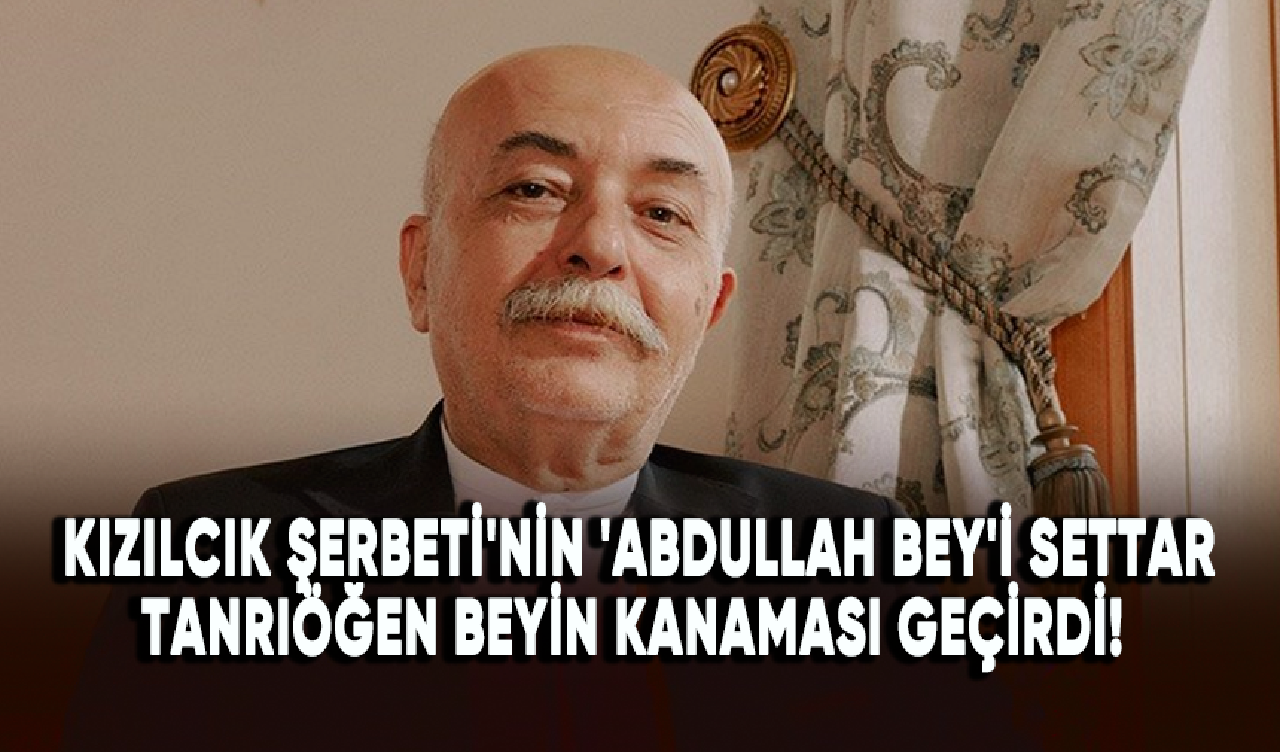 Kızılcık Şerbeti'nin 'Abdullah Bey'i Settar Tanrıöğen beyin kanaması geçirdi