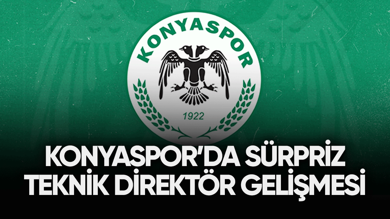 Konyaspor'da sürpriz teknik direktör gelişmesi