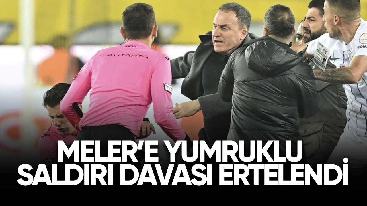 Meler'e yumruklu saldırı davası ertelendi