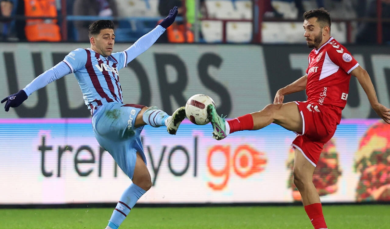 Trabzonspor-Samsunspor maçında galip belli oldu