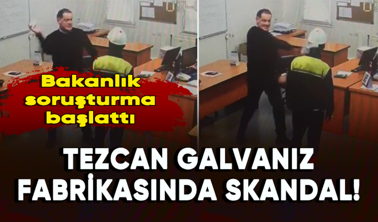 Tezcan Galvaniz fabrikasında skandal: Kağıtları işçinin suratına fırlattı