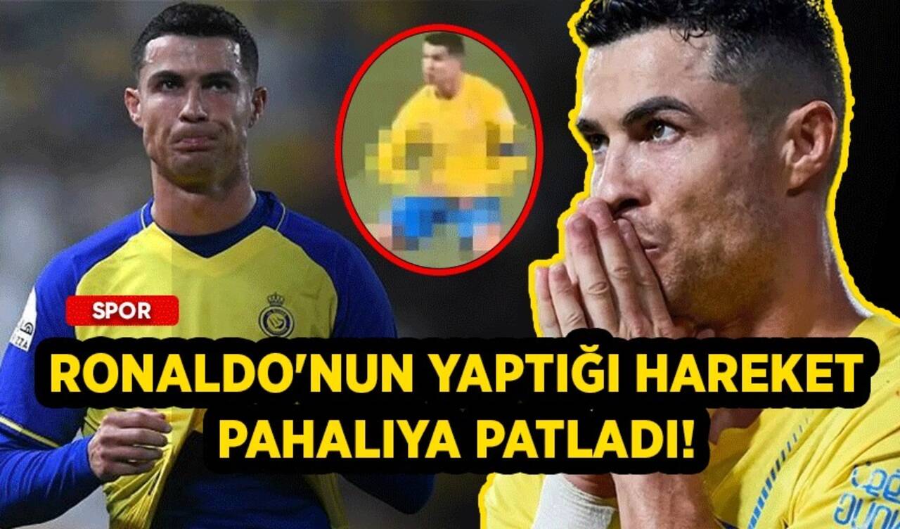 Ronaldo'nun yaptığı hareket pahalıya patladı!