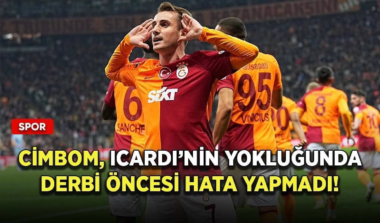 Cimbom, Icardi’nin yokluğunda derbi öncesi hata yapmadı!