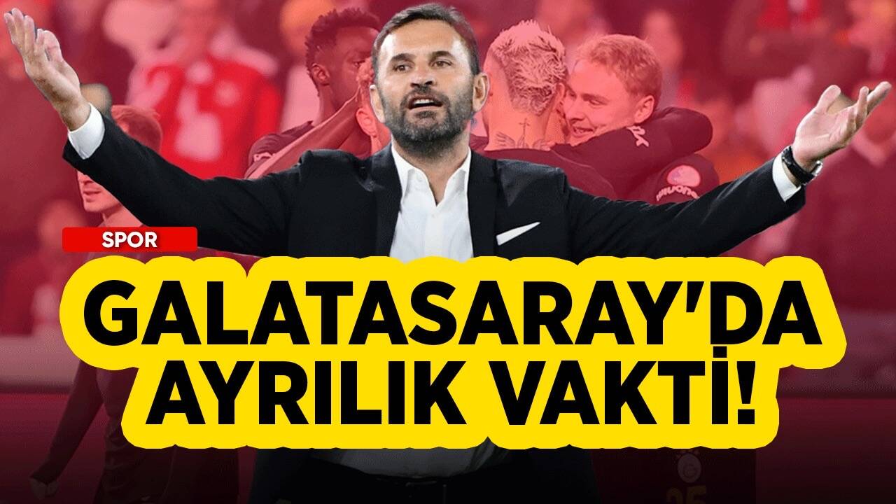 Galatasaray'da ayrılık vakti!