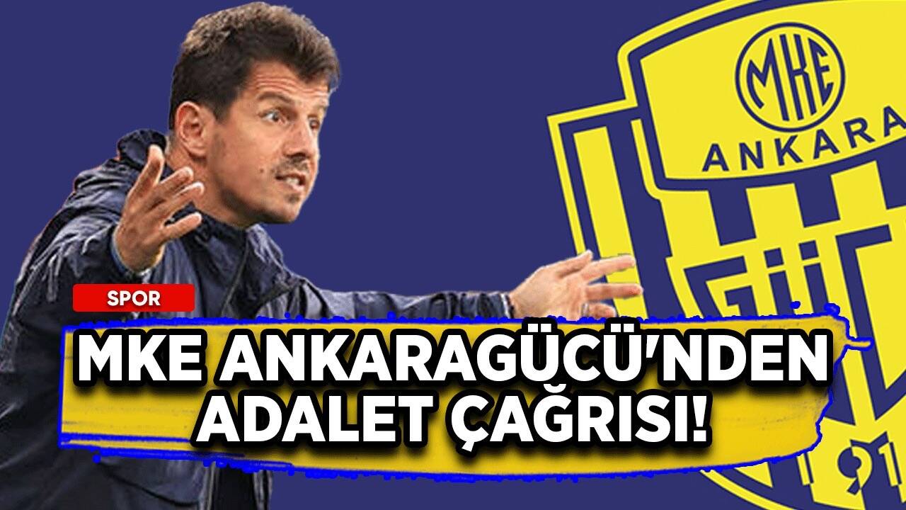 MKE Ankaragücü'nden adalet çağrısı!