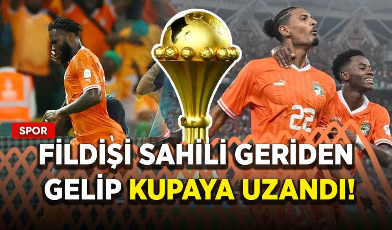 Fildişi Sahili geriden gelip kupaya uzandı!