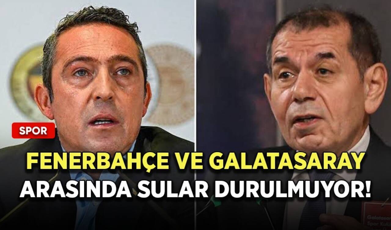 Fenerbahçe ve Galatasaray arasında sular durulmuyor!