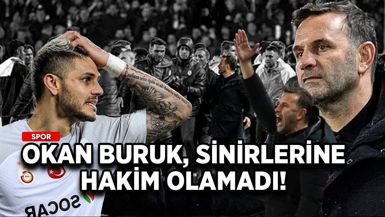 Okan Buruk, sinirlerine hakim olamadı!