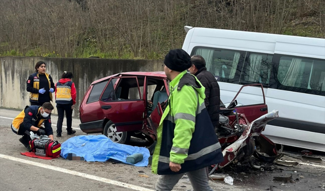 Ordu'da feci kaza: 2 ölü, 1 yaralı