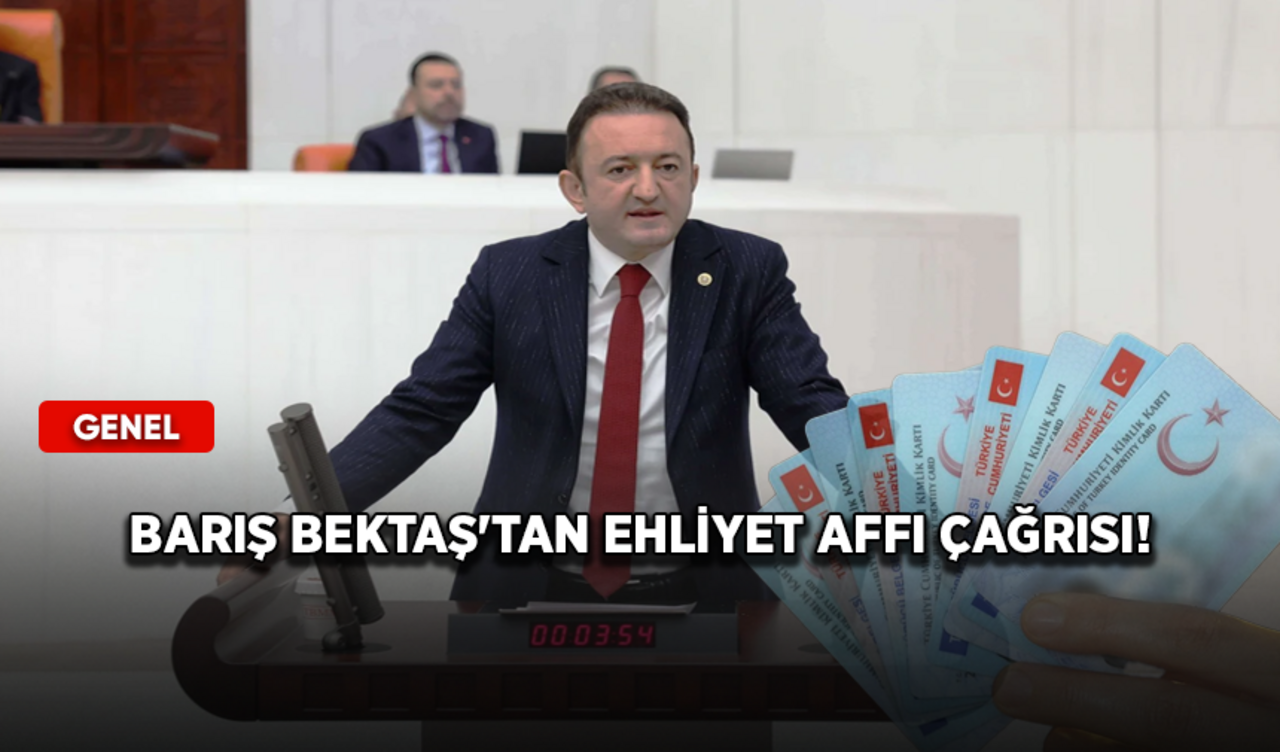 Barış Bektaş'tan ehliyet affı çağrısı!