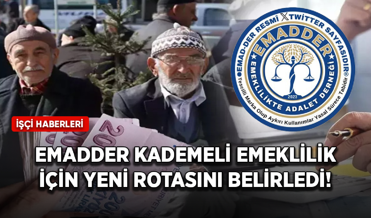 EMADDER kademeli emeklilik için yeni rotasını belirledi!