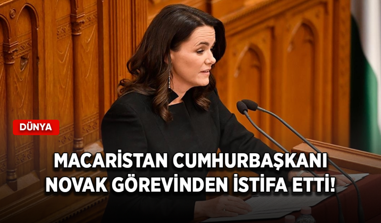 Macaristan Cumhurbaşkanı Novak görevinden istifa etti