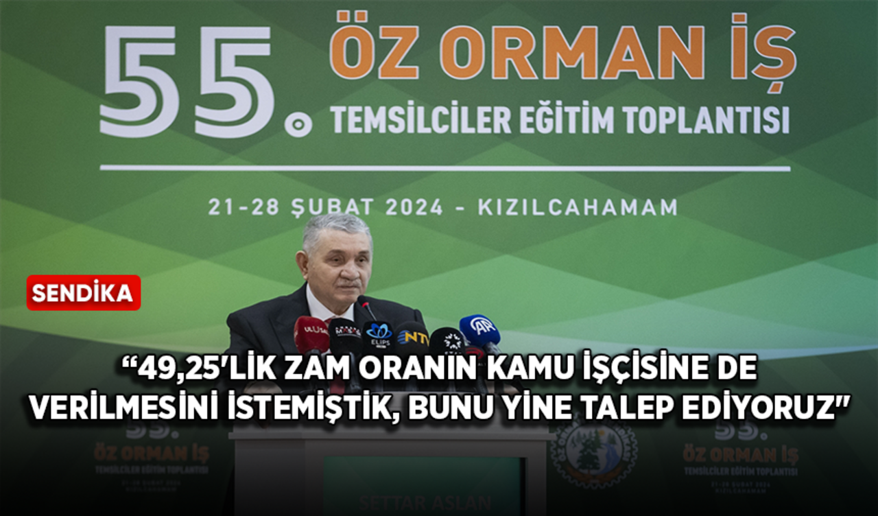 Settar Aslan kamu işçilerinin kadro, özlük hakkı ve ek zam taleplerinin sesi oldu!