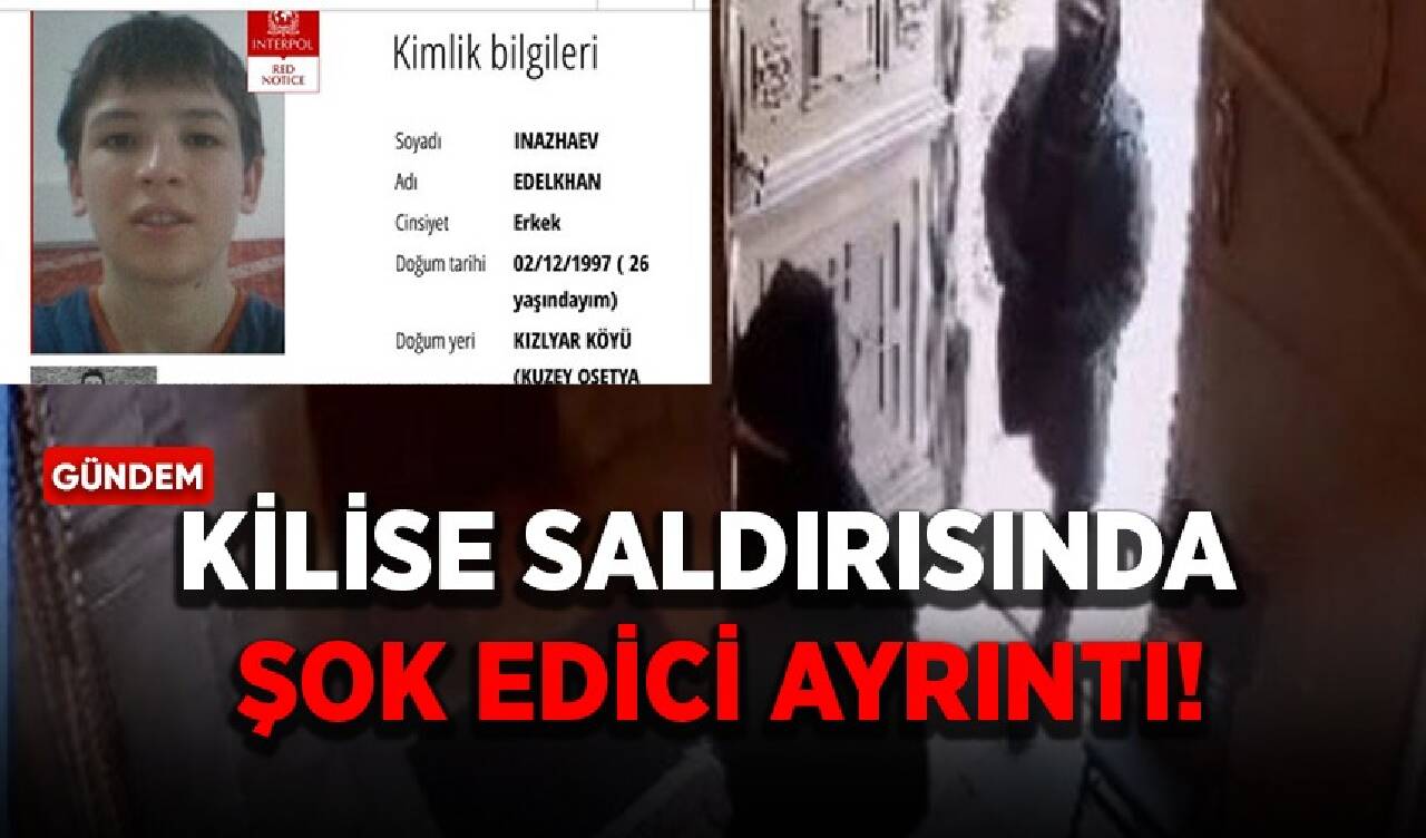 Kilise saldırısında şok edici ayrıntı!