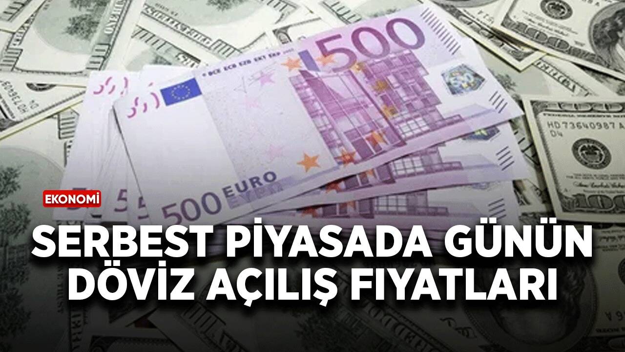 Serbest piyasada günün döviz açılış fiyatları