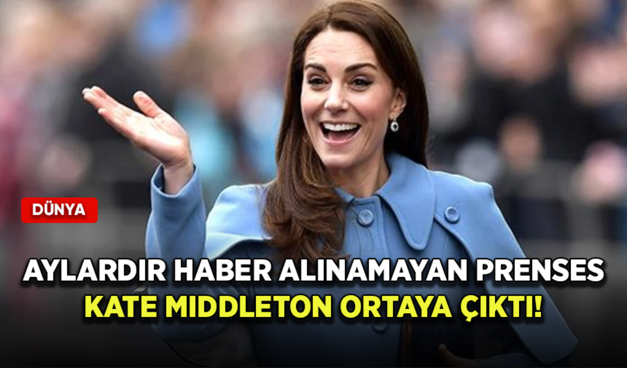 Aylardır haber alınamayan Prenses Kate Middleton ortaya çıktı! Görüntüler sosyal medya kullanıcılarını ikna etmedi